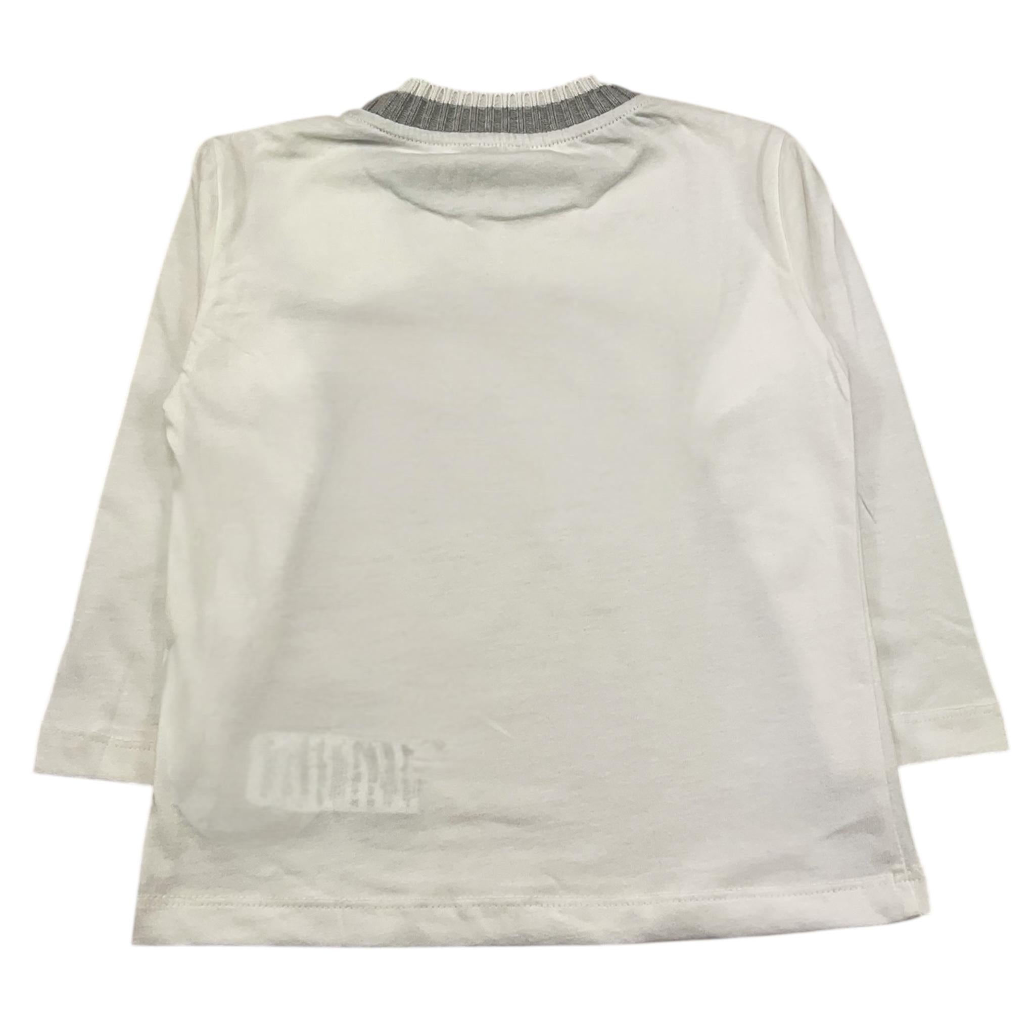 ELEVENTY shirt tinta unita girocollo in contrasto Bianco per Neonato ET8P10 BIANCO ELEVENTY