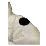 SAVE THE DUCK giubbino tinta unita con zip e cappuccio Bianco per Bambina J31280BJX BIANCO SAVE THE DUCK