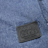 PAOLO PECORA camicia in denim tinta unita Blu per Bambino PP3485 BLU PAOLO PECORA