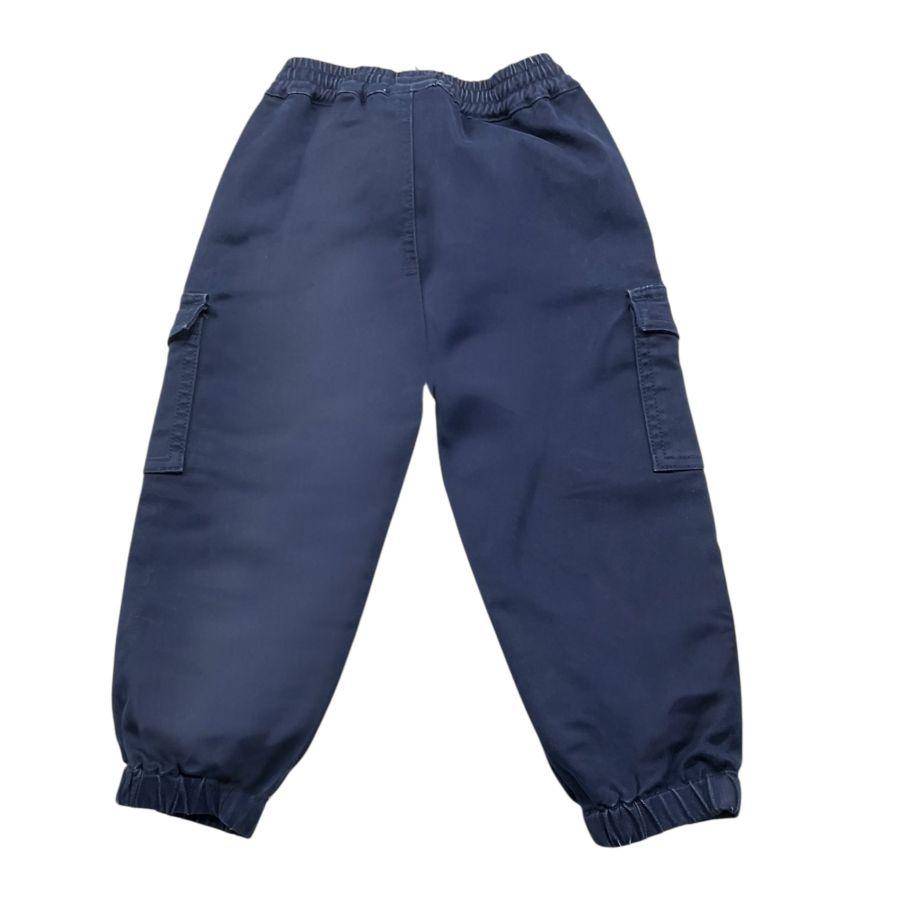 ICEBERG pantalone tinta unita con elastico in vita Blu per Bambino PTICE5301BX BLU ICEBERG
