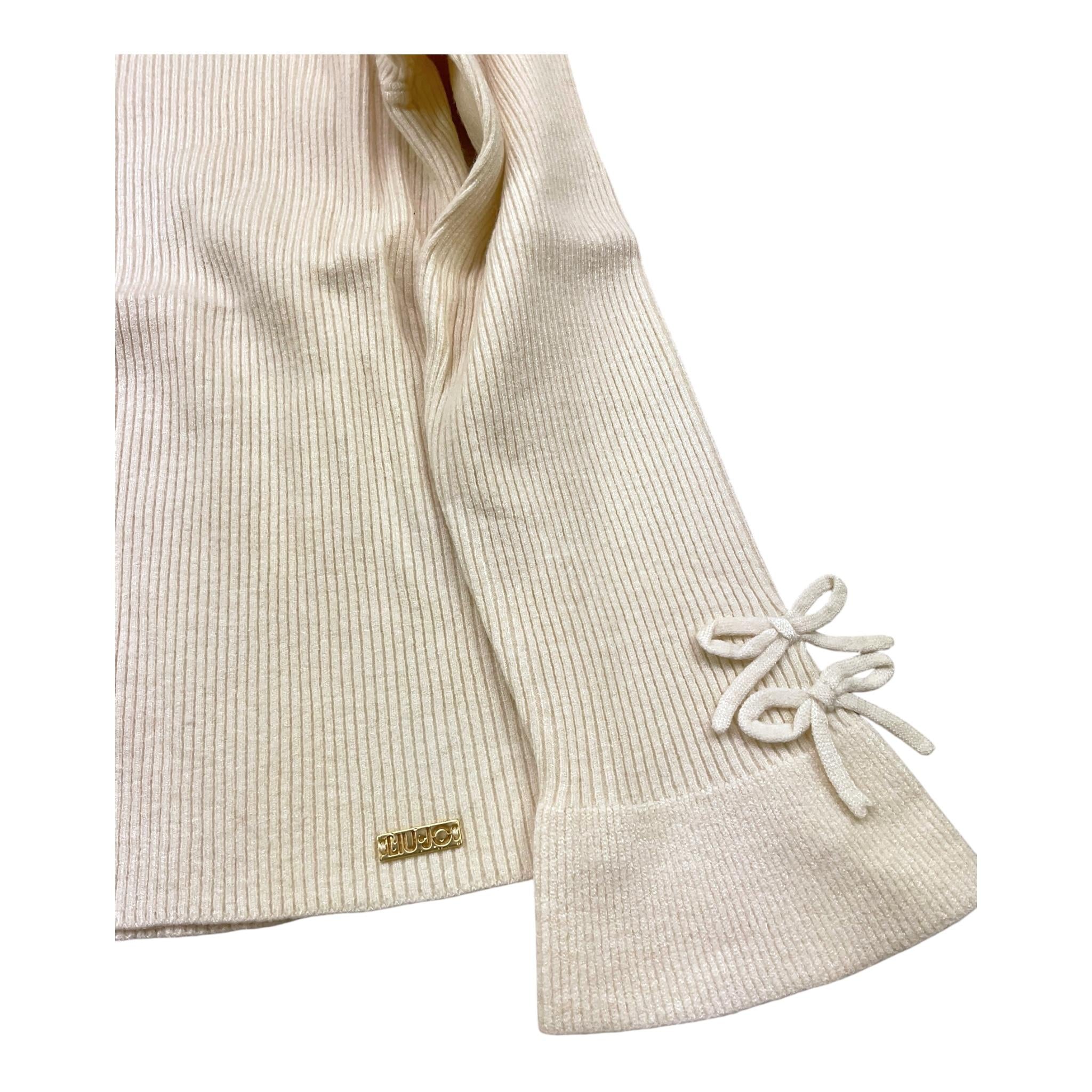 LIU JO maglia collo alto tinta unita Panna per Bambina KF4094X PANNA LIU JO