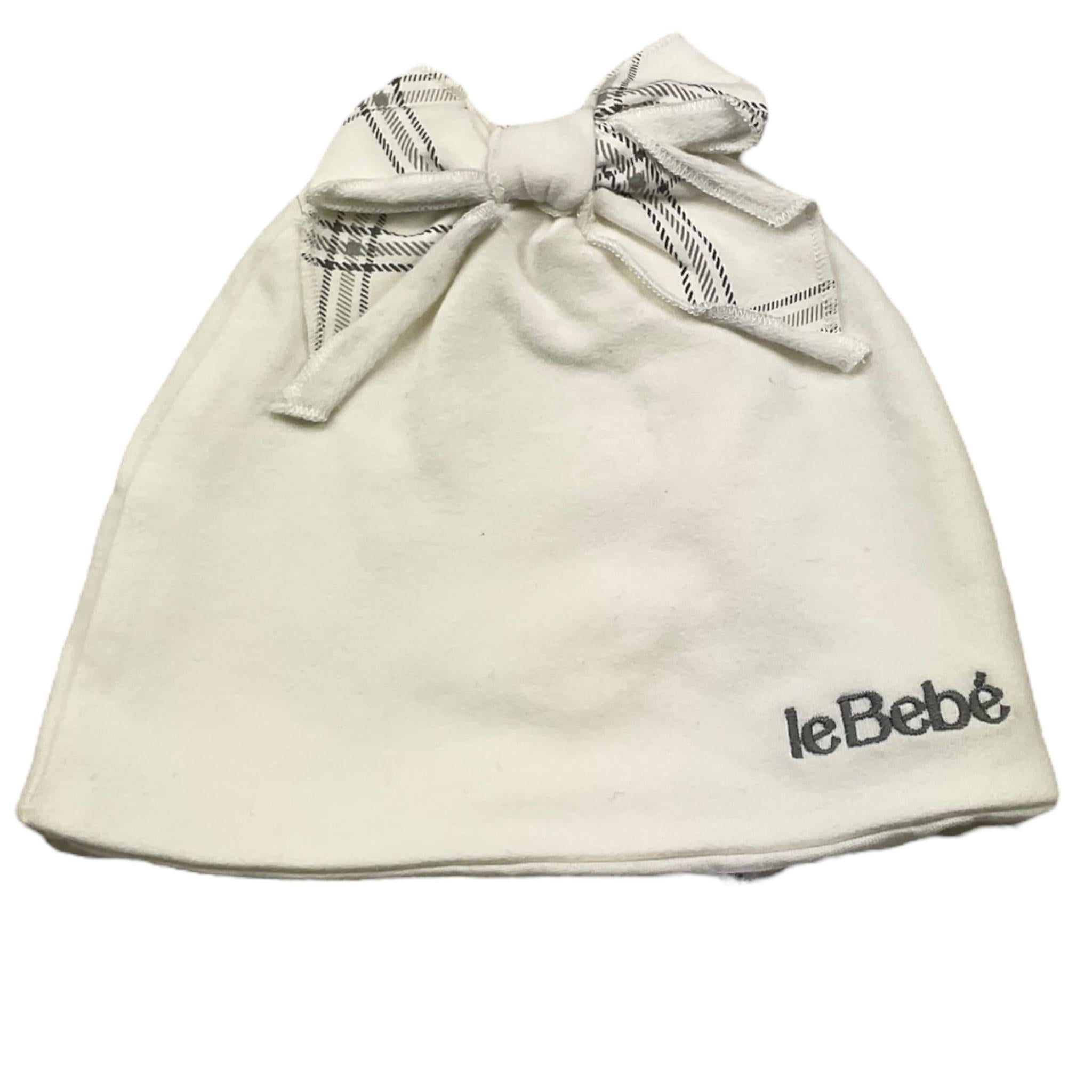 LE BEBE' cappelli tinta unita cn logo Panna per Neonata LBG5967 PANNA LE BEBE'