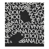 DOLCE & GABBANA maglia girocollo tricolore con ricami Nero per Bambino L4KWE2 NERO DOLCE & GABBANA
