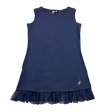 MONNALISA canotta tinta unita cn tulle Blu per Bambina 170601A1 BLU MONNALISA