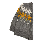 JECKERSON cardigan tinta unita cn rombi Grigio per Bambino JB4343 GRIGIO JECKERSON