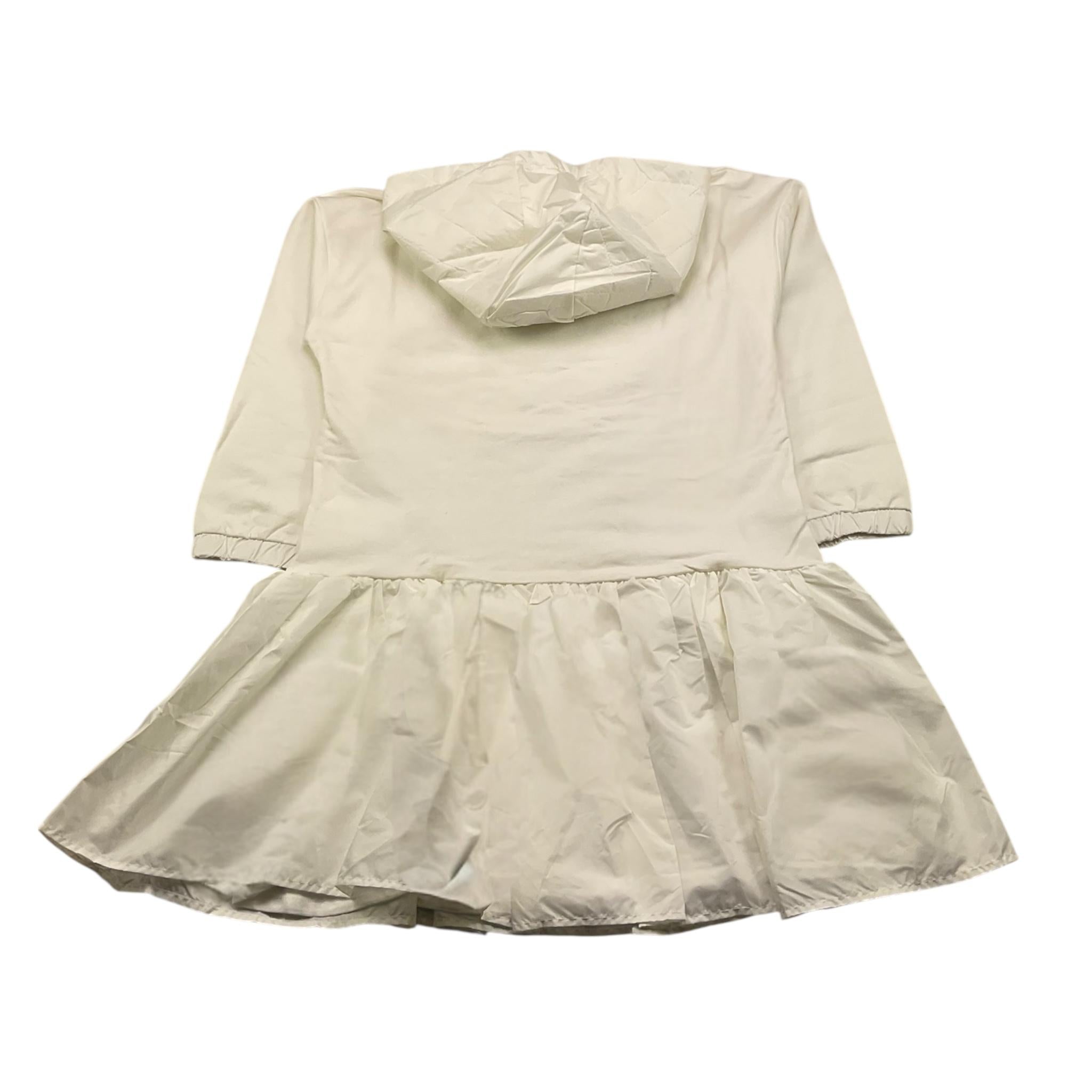 MONNALISA abito felpa tinta unita manica lunga cn cappuccio Panna per Bambina 198915RG PANNA MONNALISA