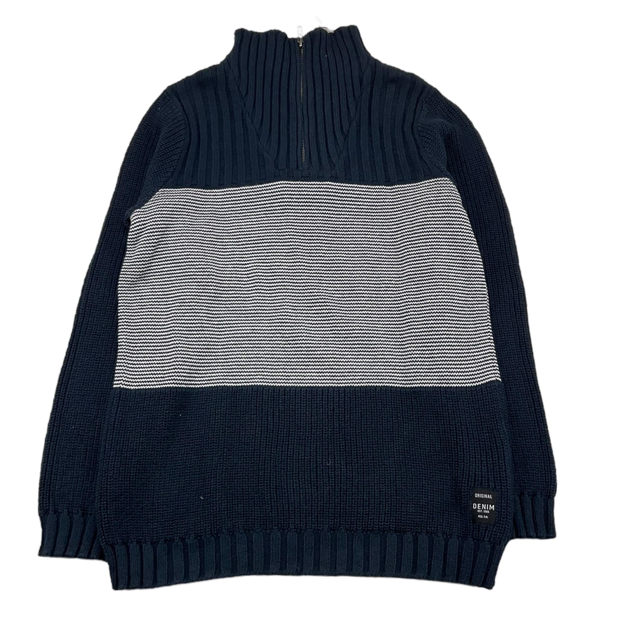 NAME.IT maglia con zip tinta unita Blu per Bambino 13169938 BLU NAME.IT