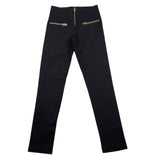 FUN & FUN pantalone tinta unita con zip in contrasto Nero per Bambina FNJPT15853 NERO FUN & FUN