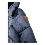 SAVE THE DUCK giubbino tinta unita con cappuccio Blu per Bambina J40270GX BLU SAVE THE DUCK