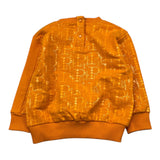 CESARE PACIOTTI felpa tinta unita girocollo con stampa Arancione per Neonato MFP5350B ARANCIONE CESARE PACIOTTI