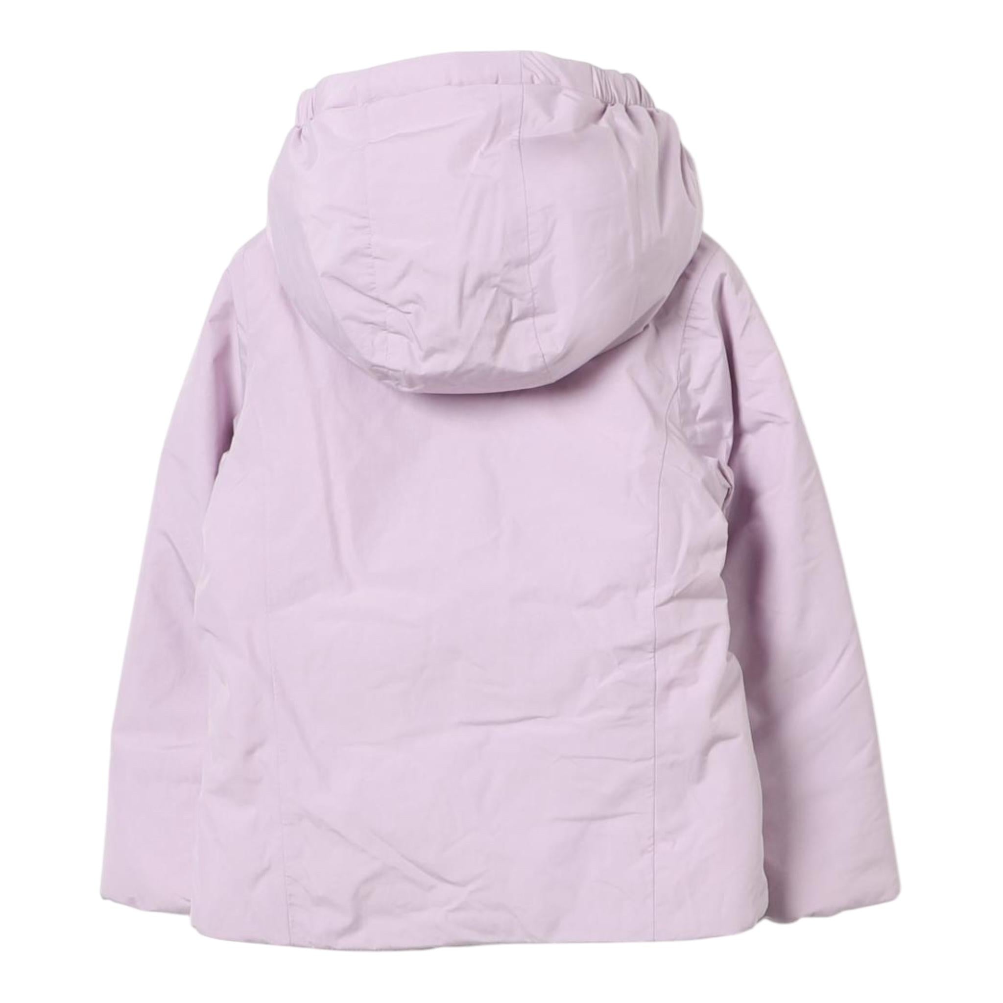 K-WAY giubbino tinta unita con cappuccio Lilla per Bambina K4137WWXX LILLA K-WAY