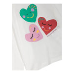 STELLA McCARTNEY shirt girocollo tinta unita con stampa in contrasto Bianco per Bambina TT8060 BIANCO STELLA McCARTNEY