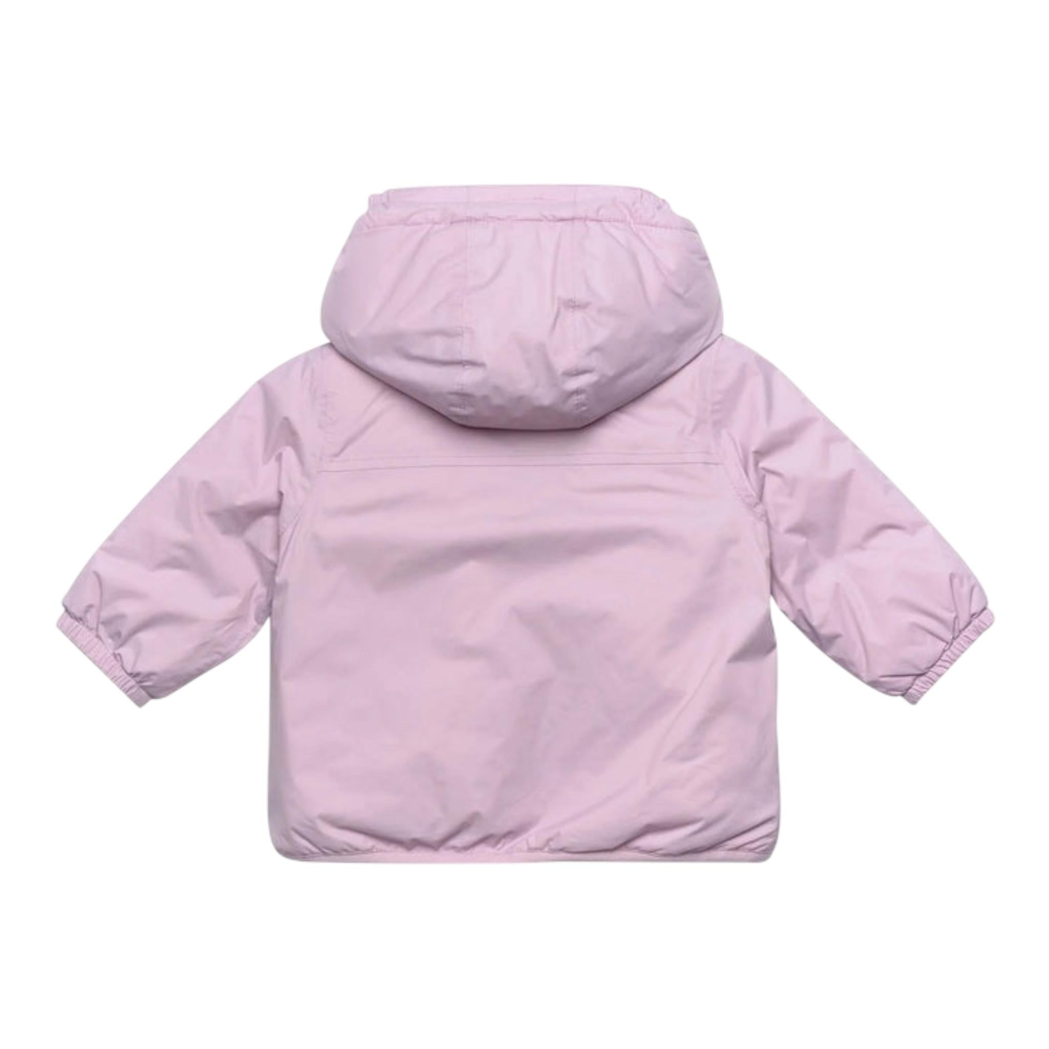 K-WAY giubbino tinta unita con cappuccio in contrasto Lilla per Neonata K61157WXXX LILLA K-WAY