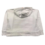 GLSR felpa chiusa con cappuccio tinta unita cn logo Bianco per Bambina GLJST16254 BIANCO GLSR