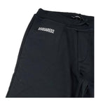 DSQUARED2 pantalone tuta tinta unita con stampa logo Nero per Bambino DQ2527X NERO DSQUARED2