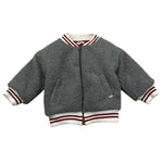 LE BEBE' giubbino modello college tinta unita Grigio per Neonato LBG6091 GRIGIO LE BEBE'