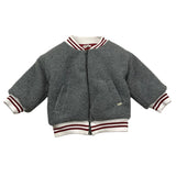 LE BEBE' giubbino modello college tinta unita Grigio per Neonato LBG6091 GRIGIO LE BEBE'