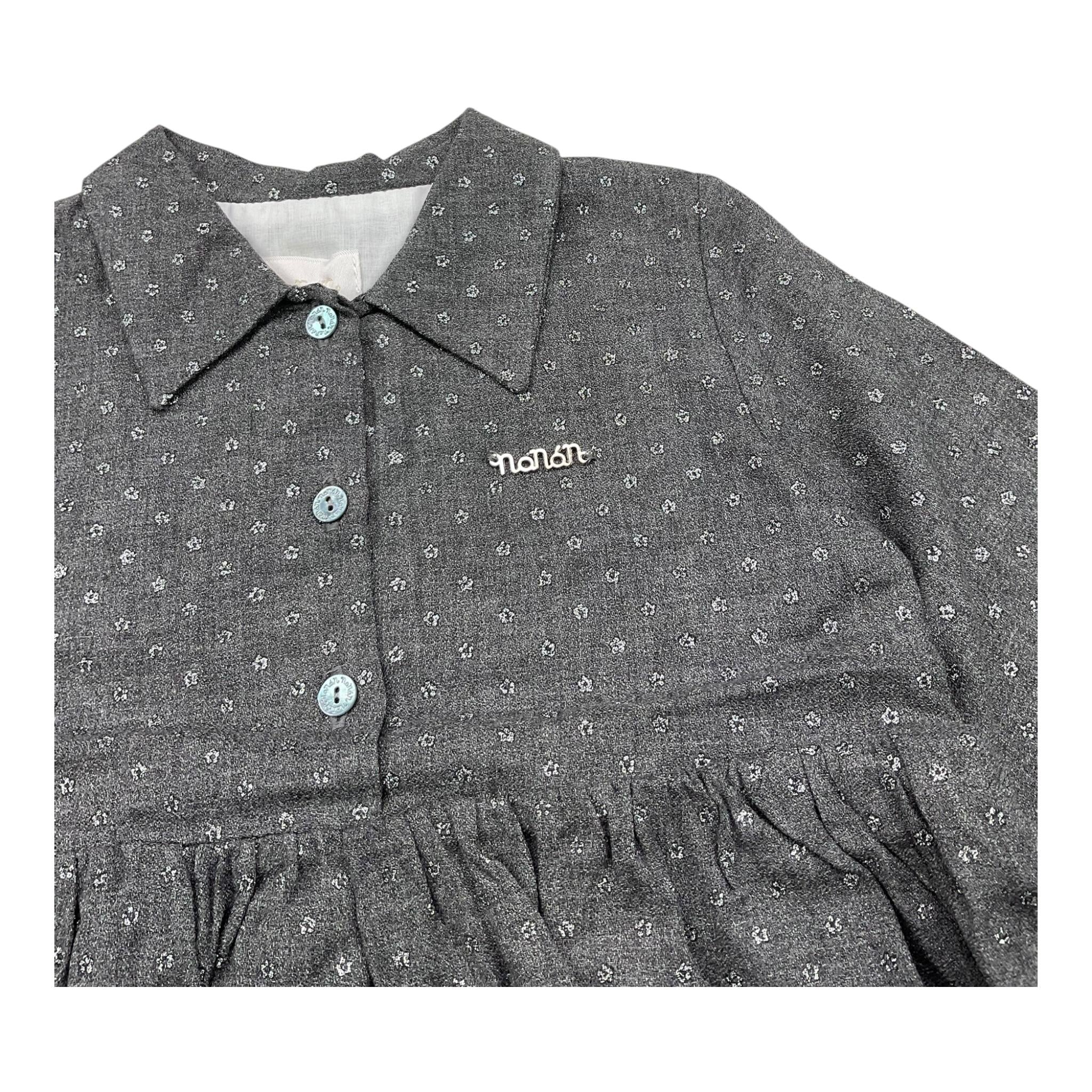 NANAN abito manica lunga tinta unita Grigio per Neonata I2343024GR GRIGIO NANAN