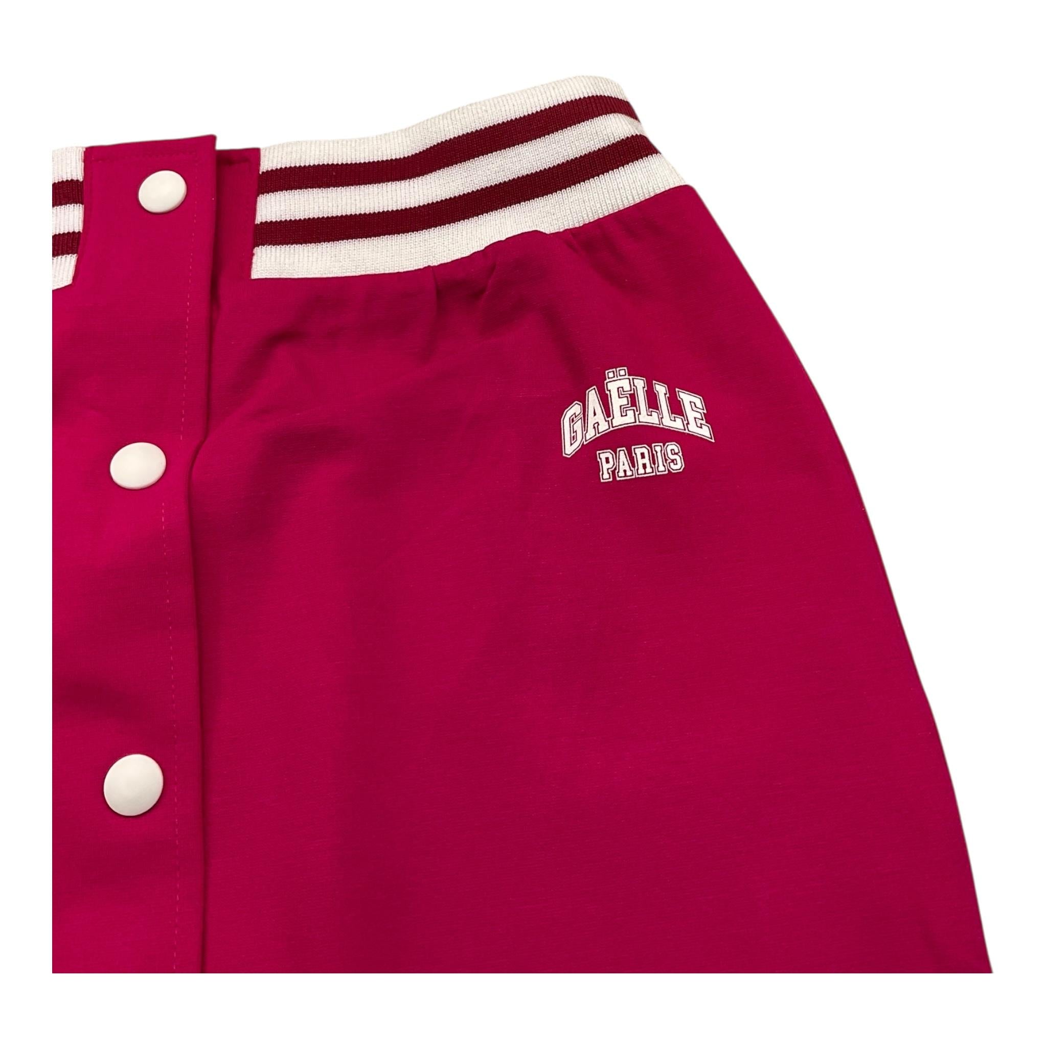 GAELLE gonna tinta unita con bottoni Fuxia per Bambina 2741G00358 FUXIA GAELLE