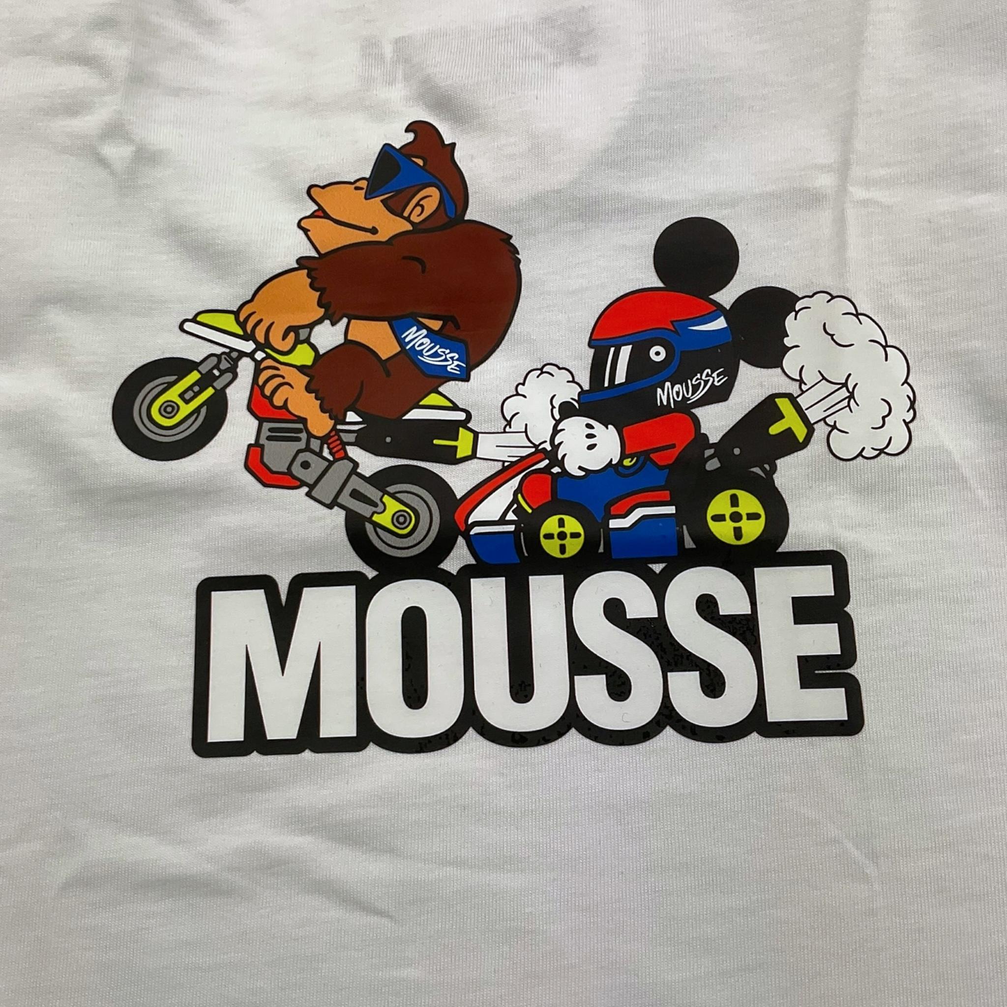 MOUSSE shirt girocollo tinta unita con stampa Bianco per Neonato HKTL370W BIANCO MOUSSE