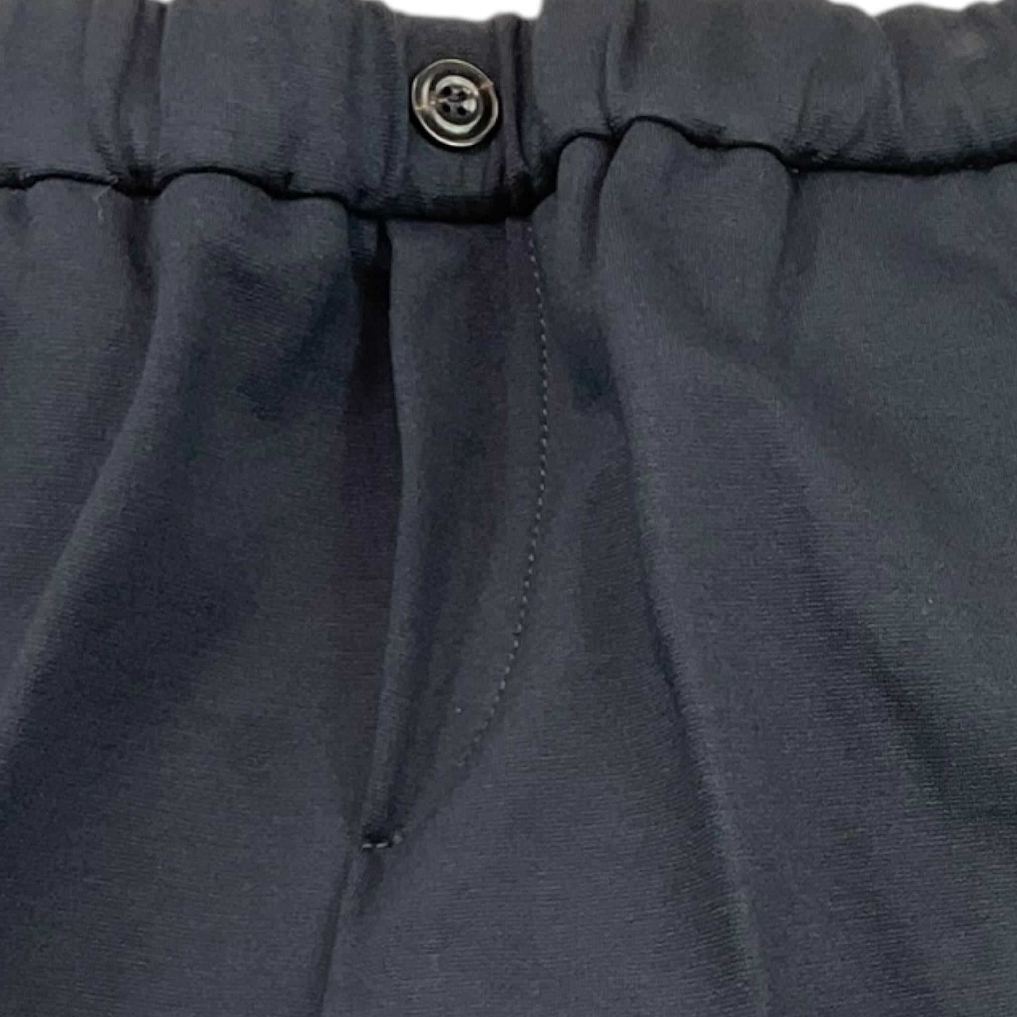 MICHAEL COAL pantalone tinta unita con elastico in vita Blu per Bambino 020029 BLU MICHAEL COAL