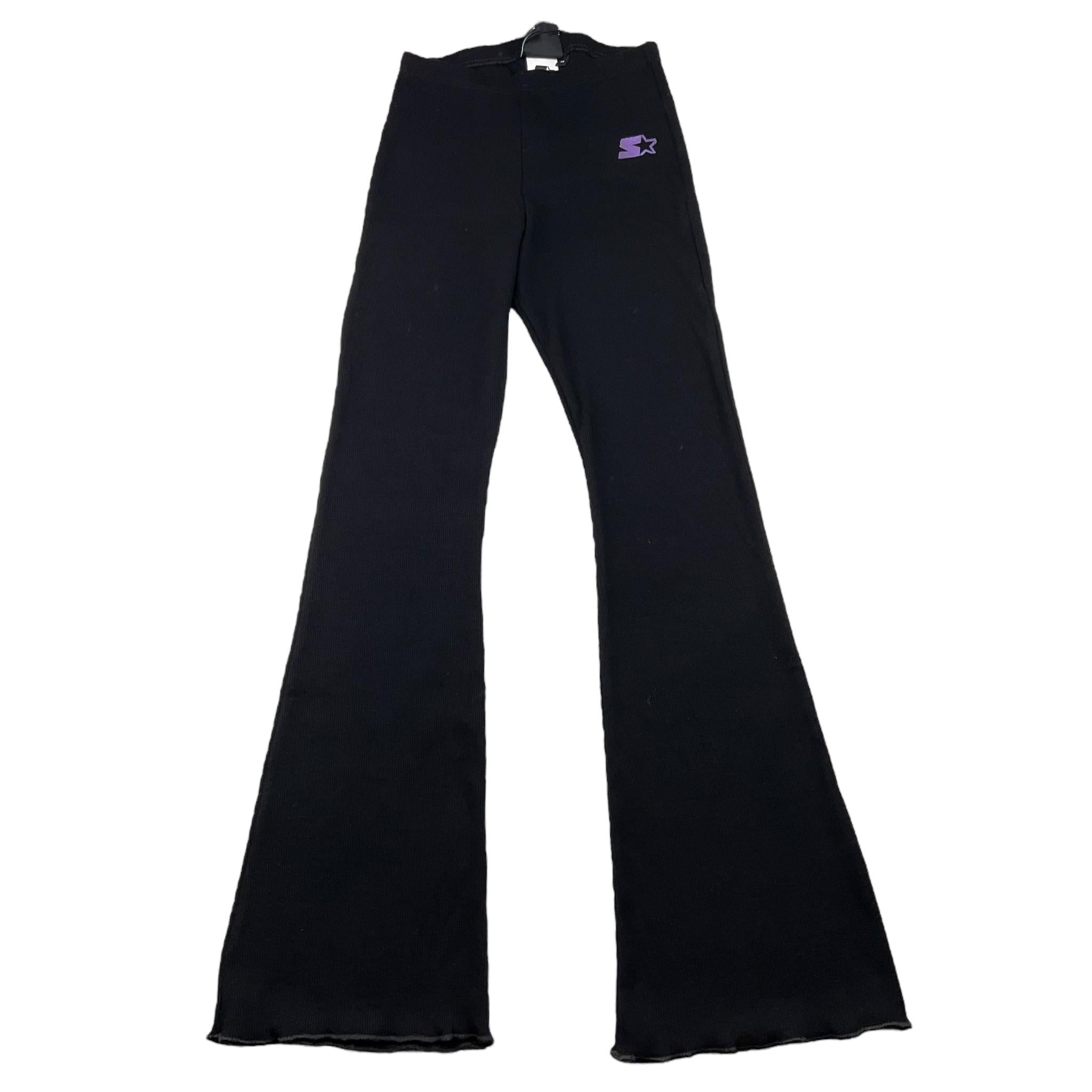 STARTER pantalone elasticizzato modello zampa tinta unita Nero per Bambina 3289 NERO STARTER