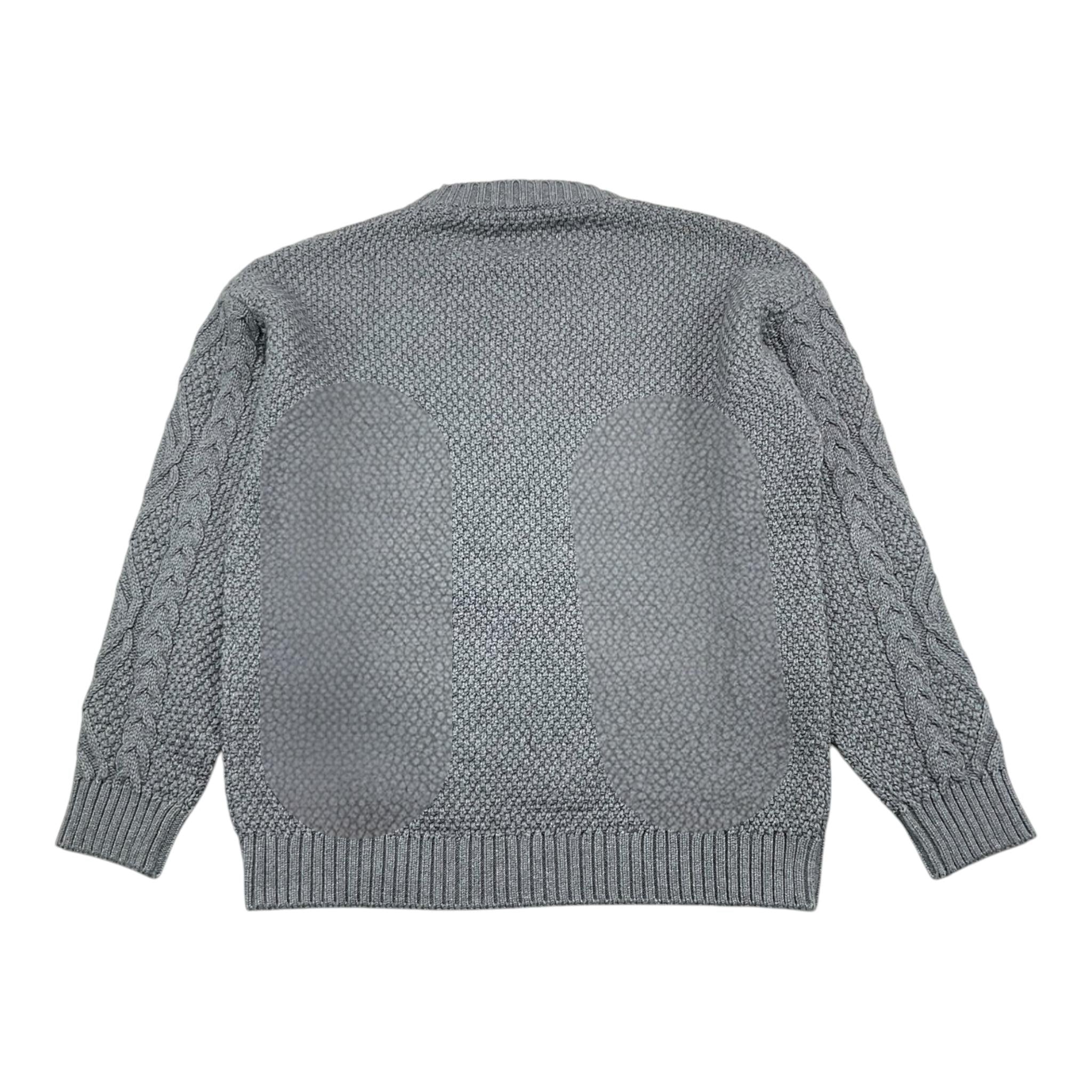 IL GUFO maglia tinta unita con ricami Grigio per Bambino A24MA470EM436 GRIGIO IL GUFO