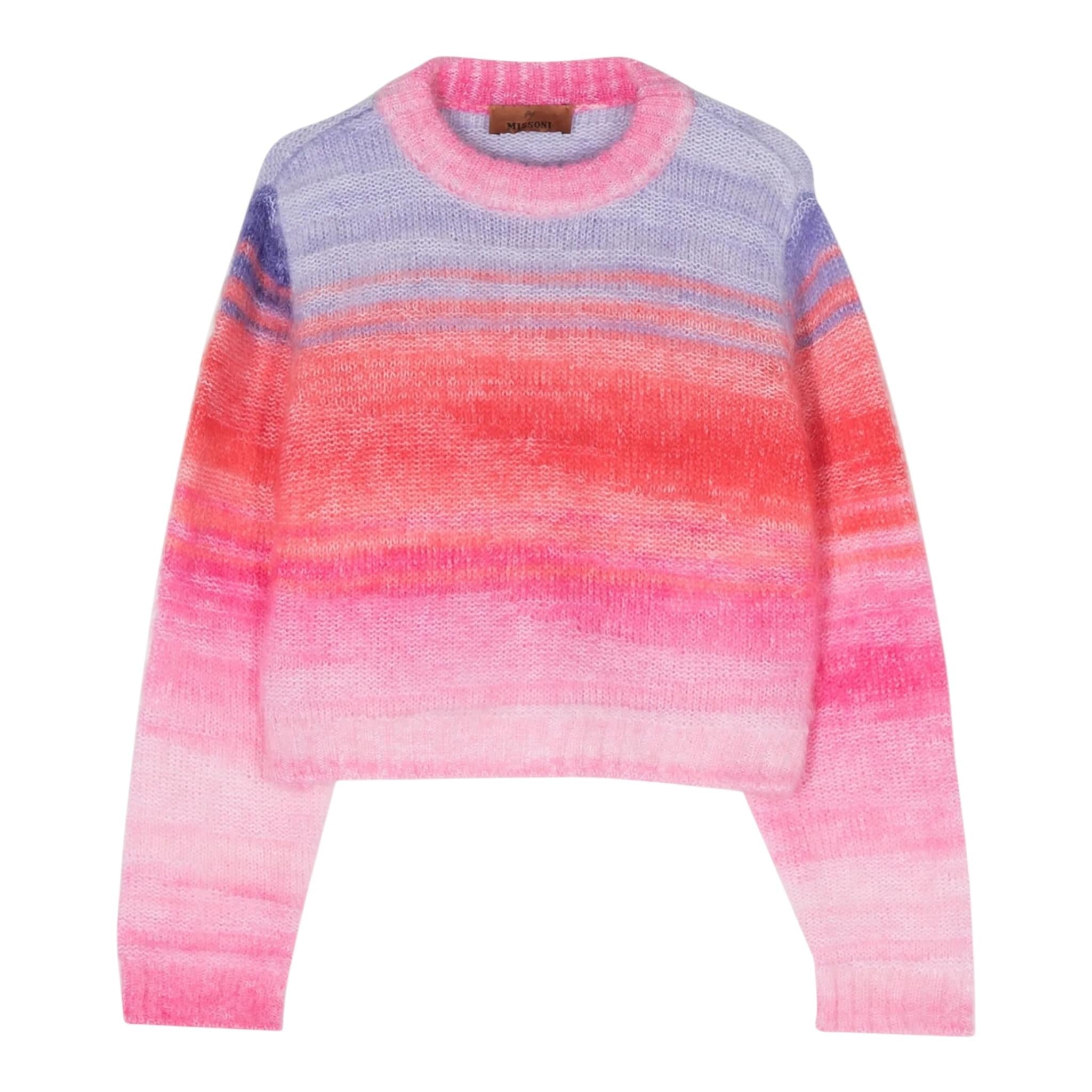 MISSONI maglia girocollo stampa fantasia Multicolor per Bambina MT9C10 MULTICOLOR MISSONI
