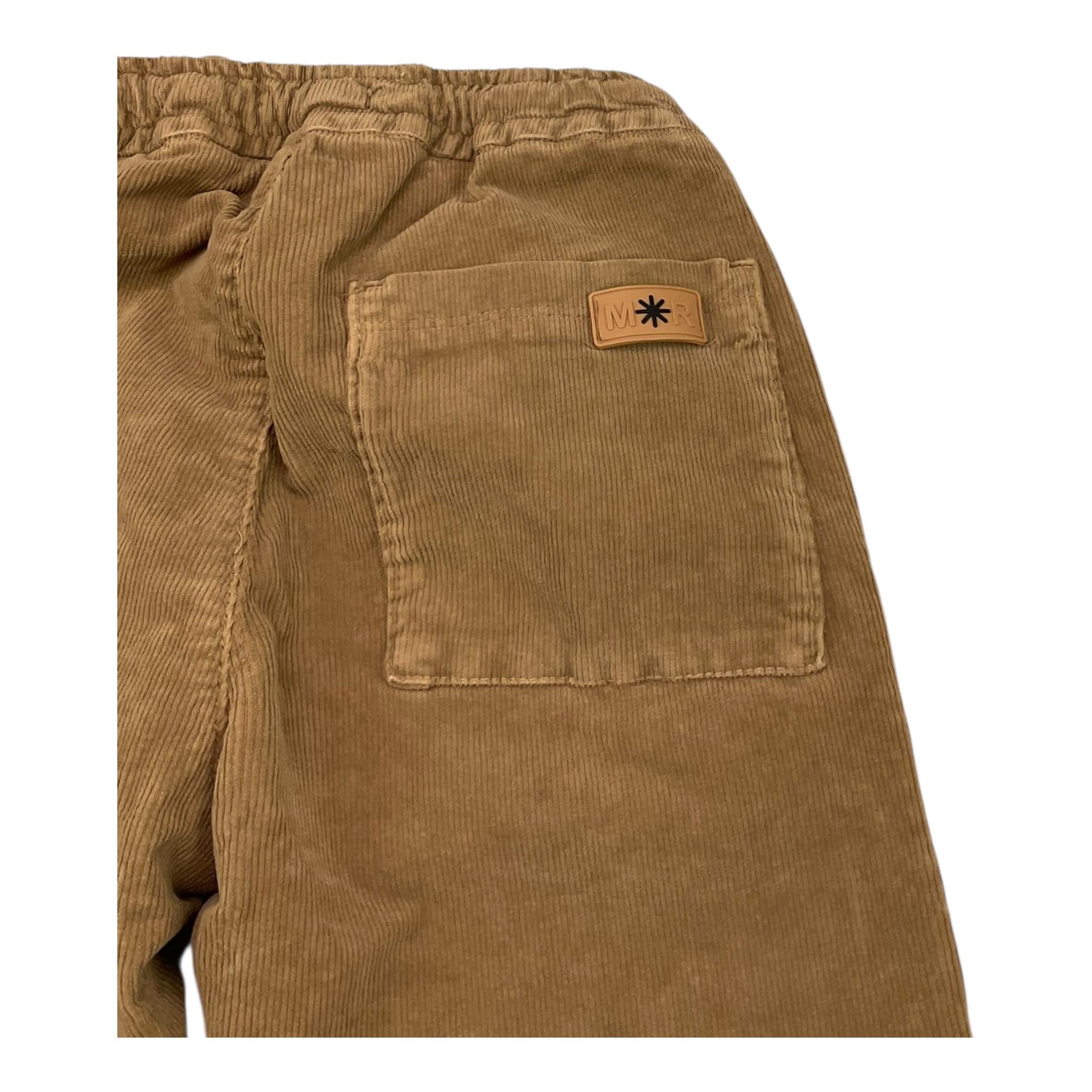 MANUEL RITZ pantalone tinta unita cn elastico in vita in velluto Cammello per Bambino MR2237 CAMMELLO MANUEL RITZ