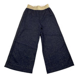 IL GUFO pantalone modello palazzo tinta unita glitterato Blu per Bambina A24PL439M4022 BLU IL GUFO