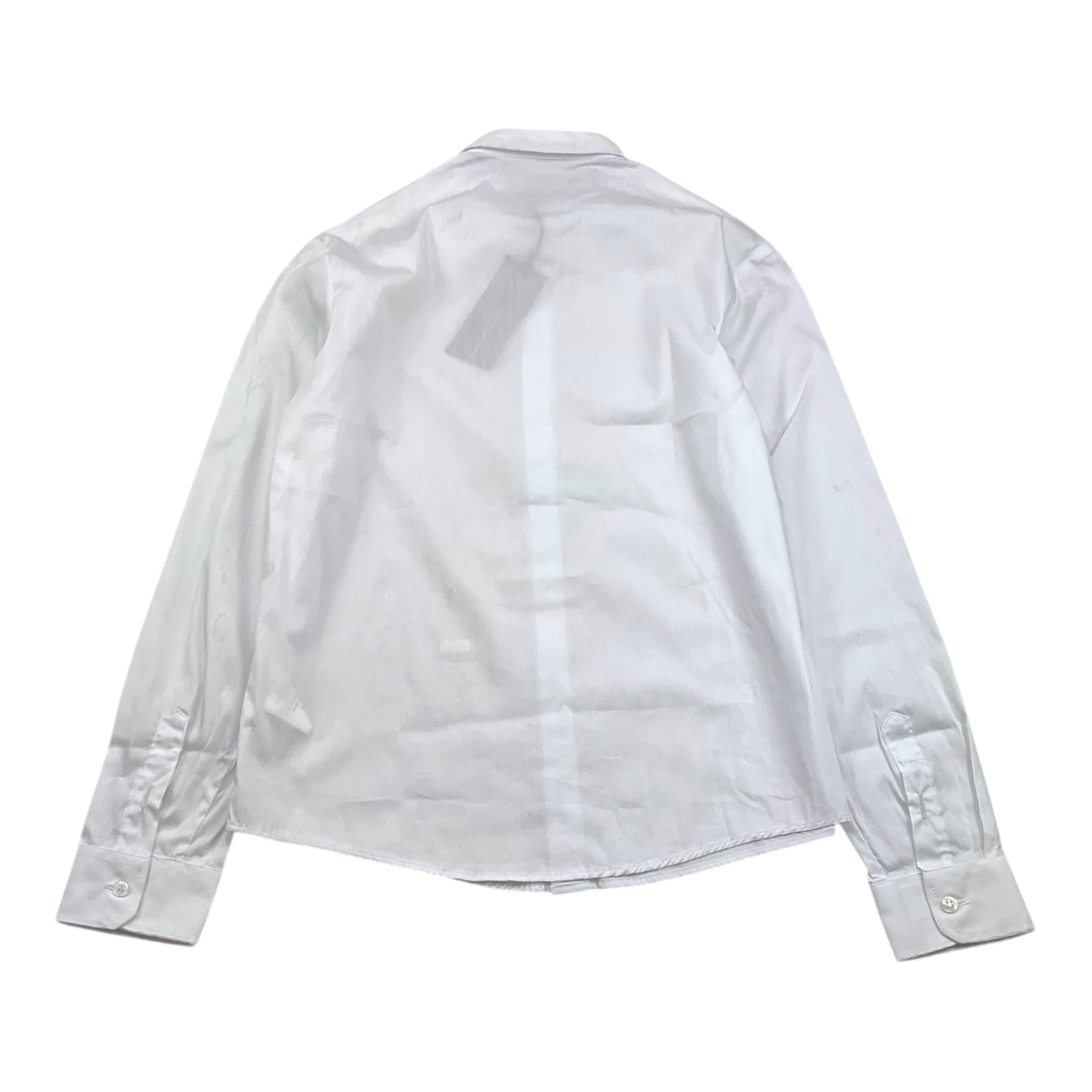 DANIELE ALESSANDRINI camicia tinta unita con colletto Bianco per Bambino 1235C1218 BIANCO DANIELE ALESSANDRINI