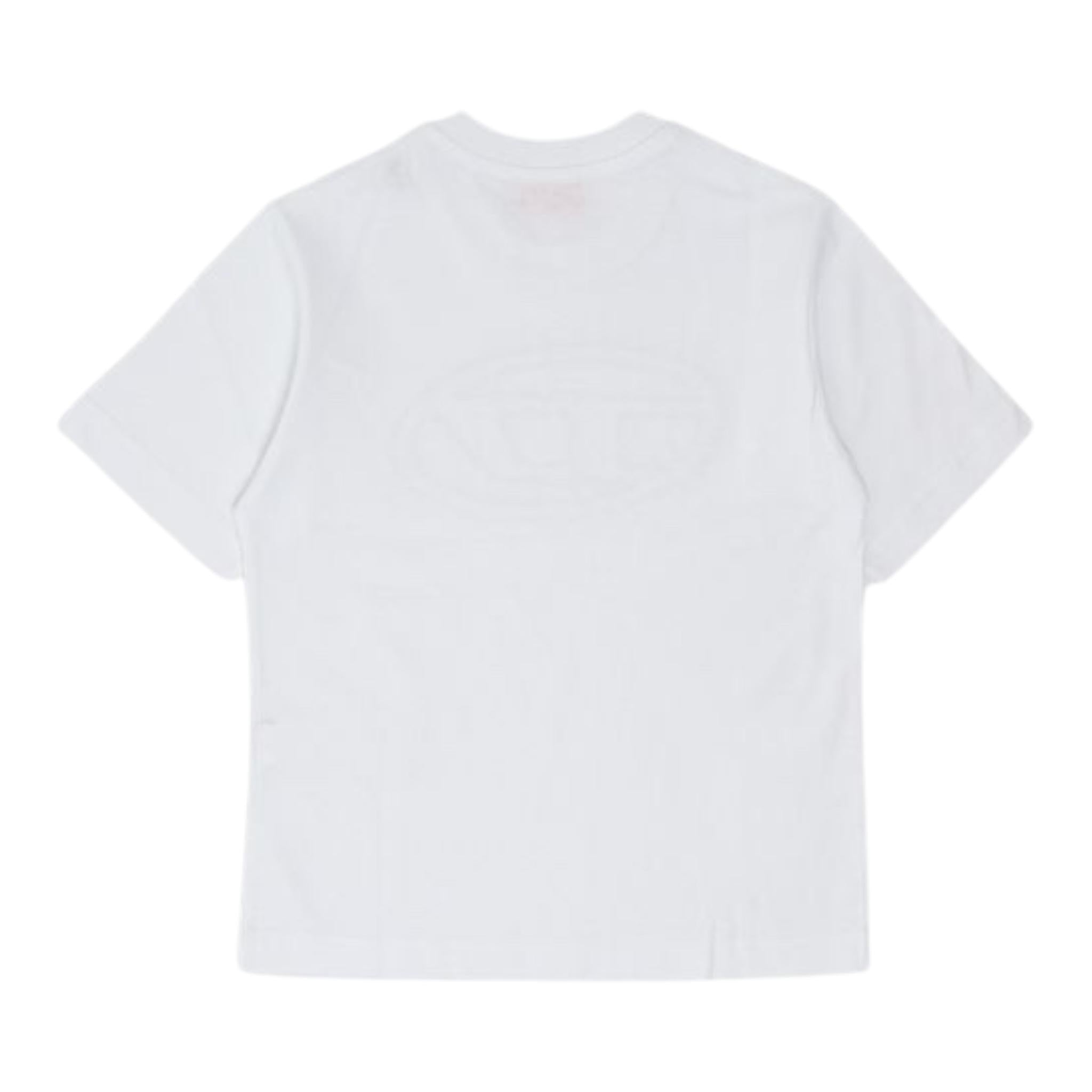 DIESEL t-shirt girocollo tinta unita con logo Bianco per Bambino J01788X BIANCO DIESEL