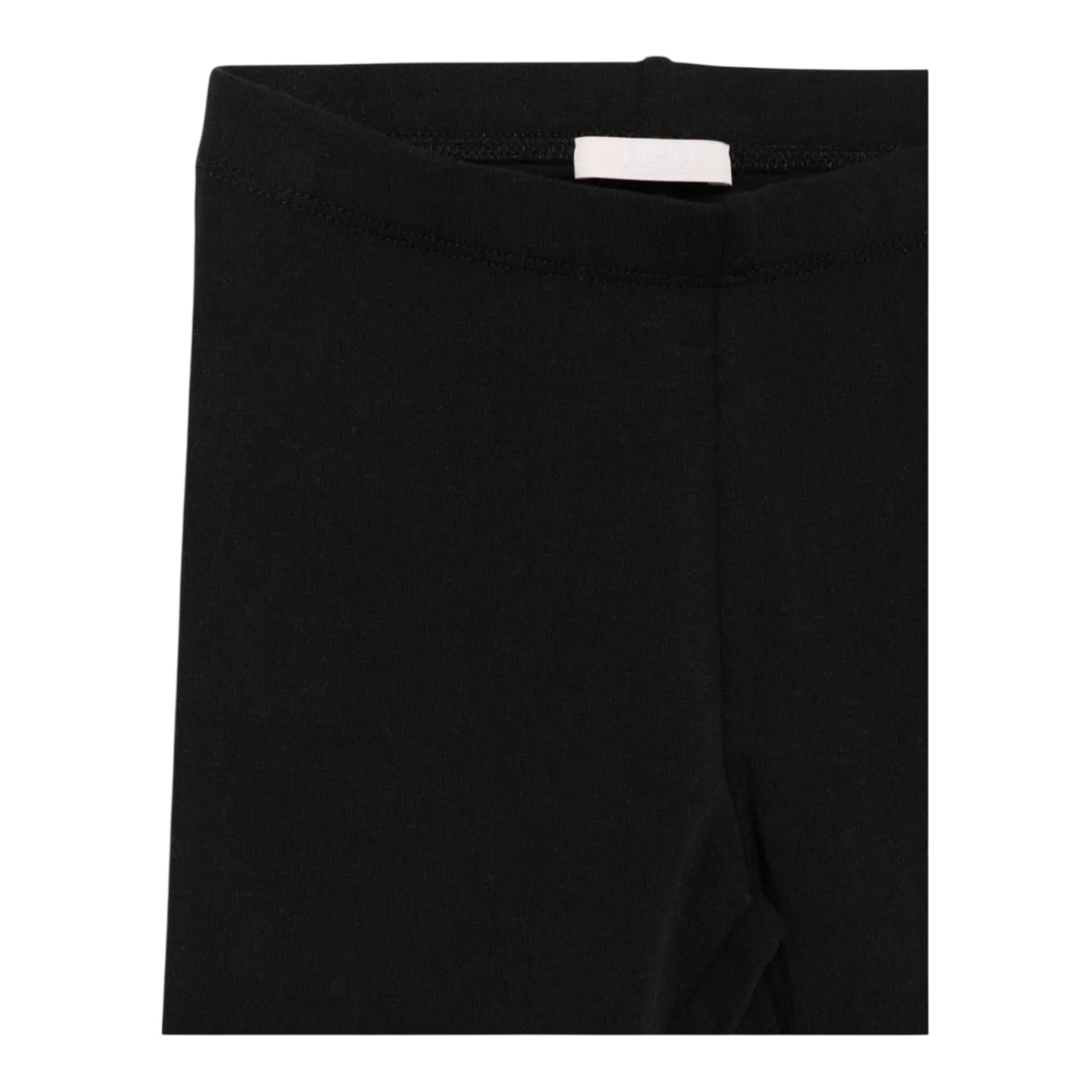 LIU JO completo 2pz felpa-leggins bicolore Panna/nero per Bambina KF4024XX PANNA/NERO LIU JO