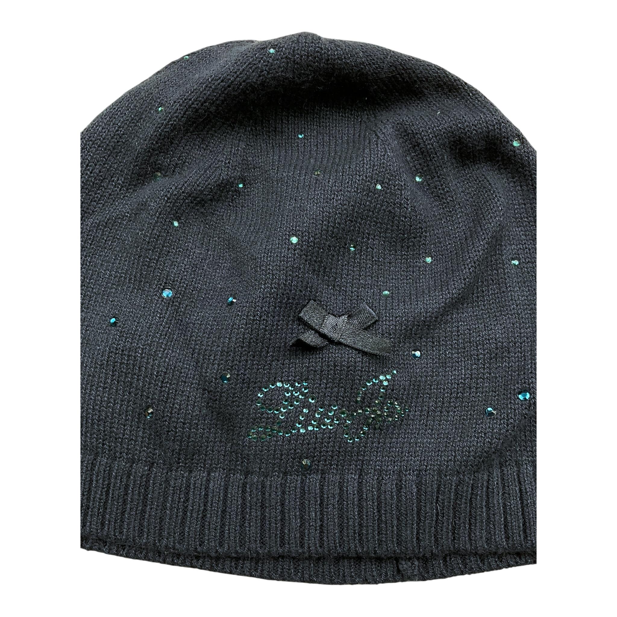 LIU JO cappello tinta unita con fiocco Blu per Bambina G61237 BLU LIU JO