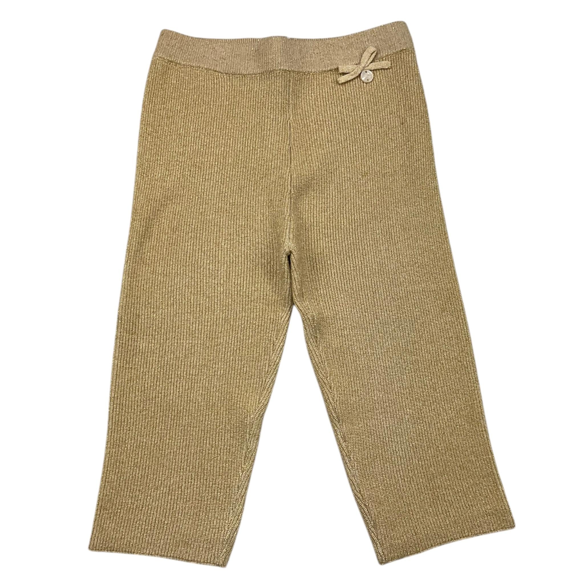 LIU JO pantalone tinta unita lurex Oro per Neonata HF4062 ORO LIU JO