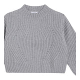IL GUFO maglia mezzo collo tinta unita Grigio per Bambina A24MA454EM220J GRIGIO IL GUFO