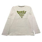 GUESS shirt girocollo tinta unita con stampa Bianco per Bambino L3BI16I3Z14 BIANCO GUESS