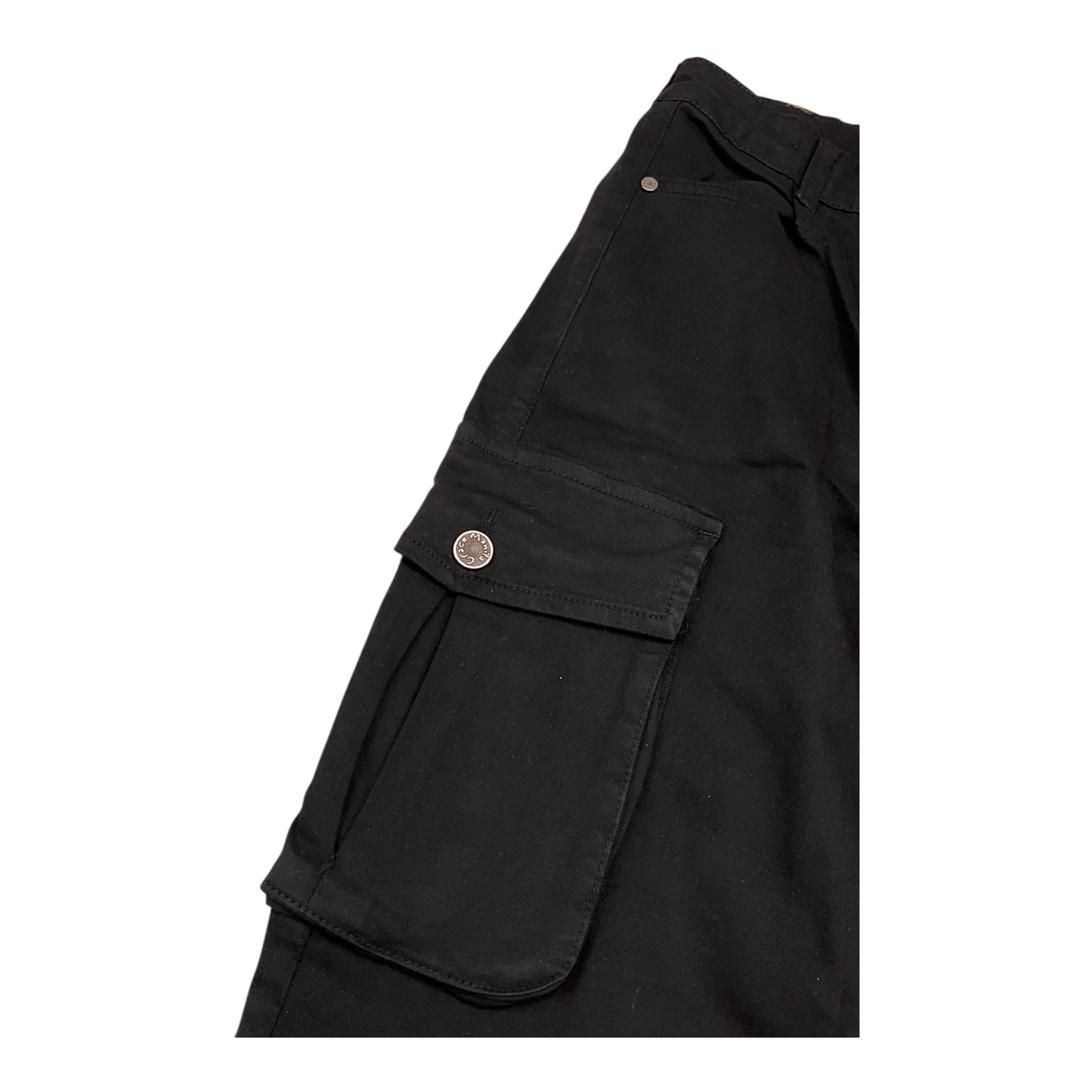 MANILA GRACE pantalone tinta unita modello cargo Nero per Bambina MFJF24P189XX NERO MANILA GRACE