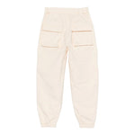 DOU DOU pantalone tinta unita con tasconi e brillantini Panna per Bambina DV6B21 PANNA DOU DOU