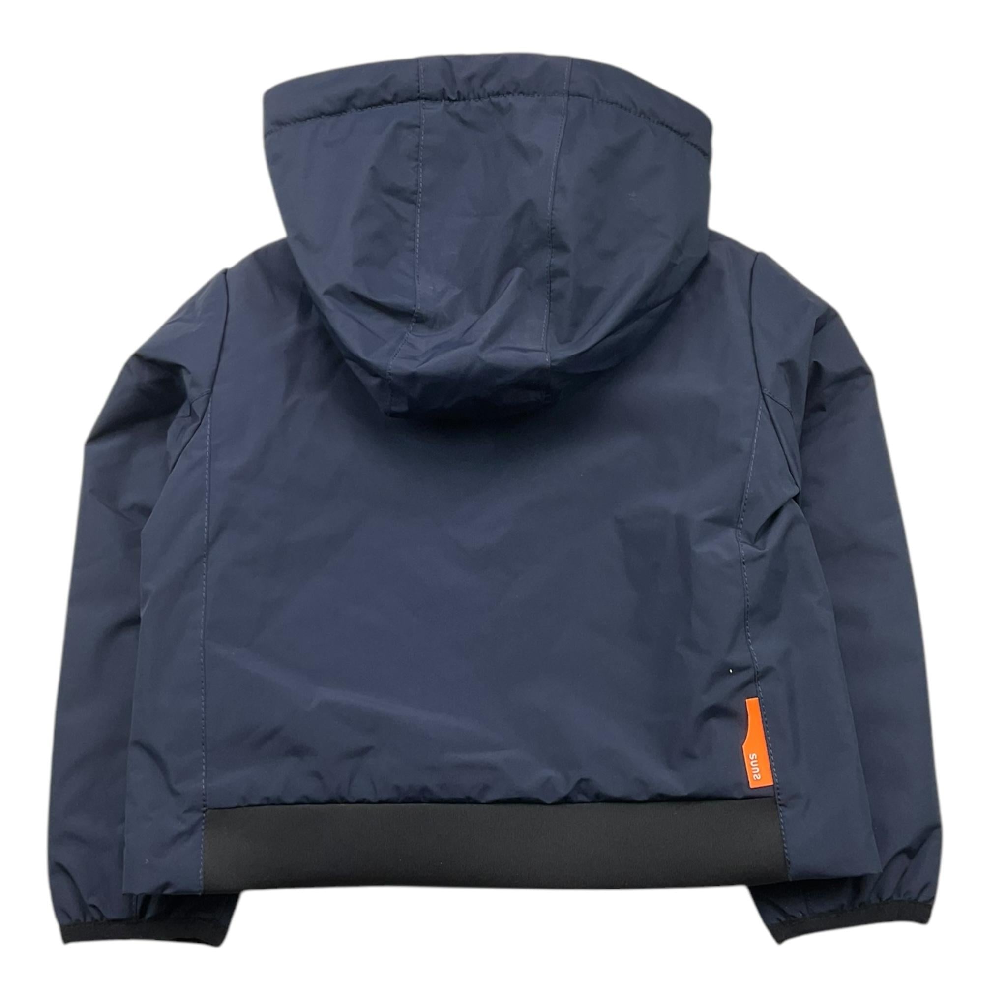 SUNS  giubbino tinta unita con cappuccio Blu per Bambino GBS5338UBJ BLU SUNS