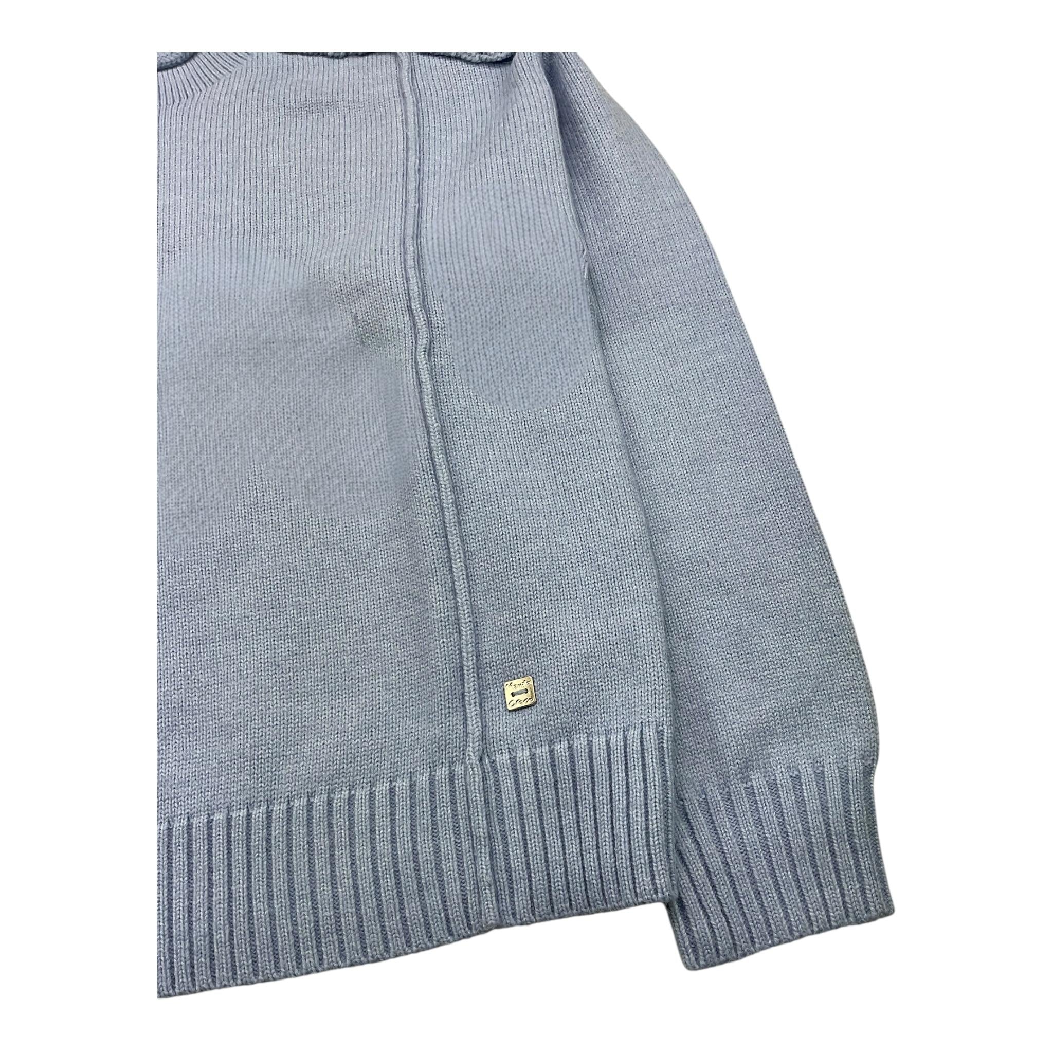 MANILA GRACE maglia girocollo tinta unita Azzurro per Bambina MFJF24M176 AZZURRO MANILA GRACE