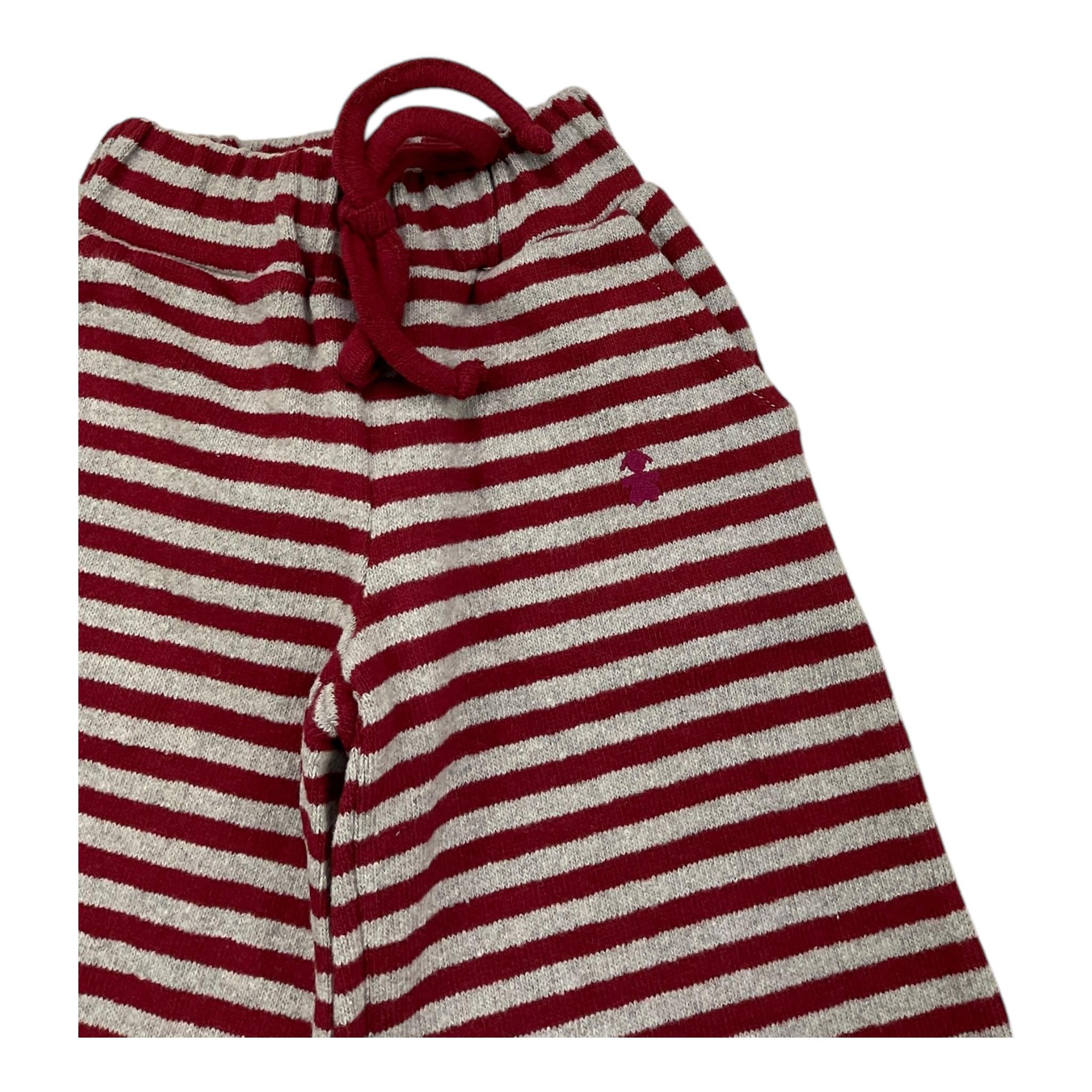 LE BEBE' pantalone modello palazzo fantasia a righe Rosso per Neonata LBG6083 ROSSO LE BEBE'
