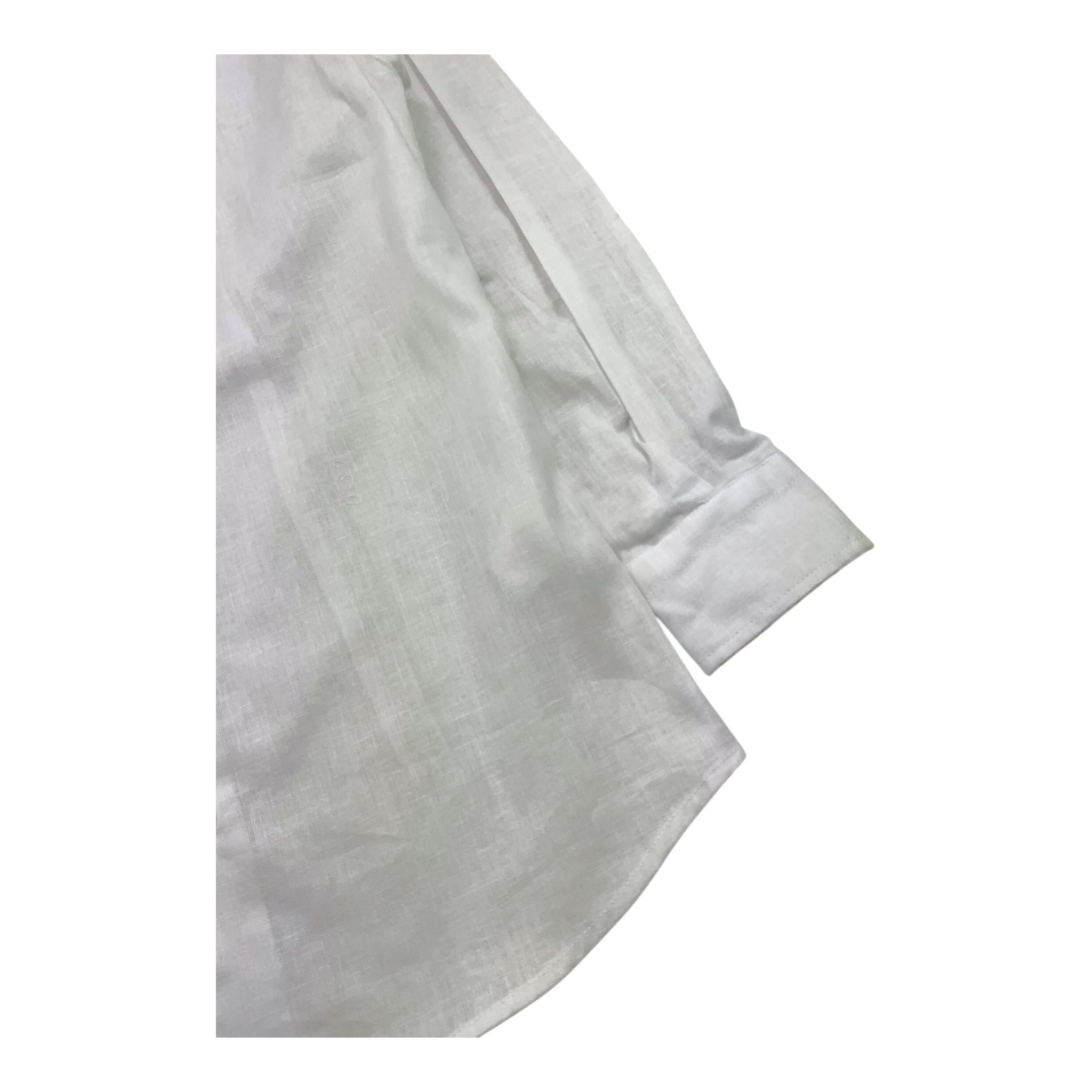 IMPERATORE NAPOLI camicia tinta unita con colletto Bianco per Bambino ORIA BIANCO IMPERATORE NAPOLI