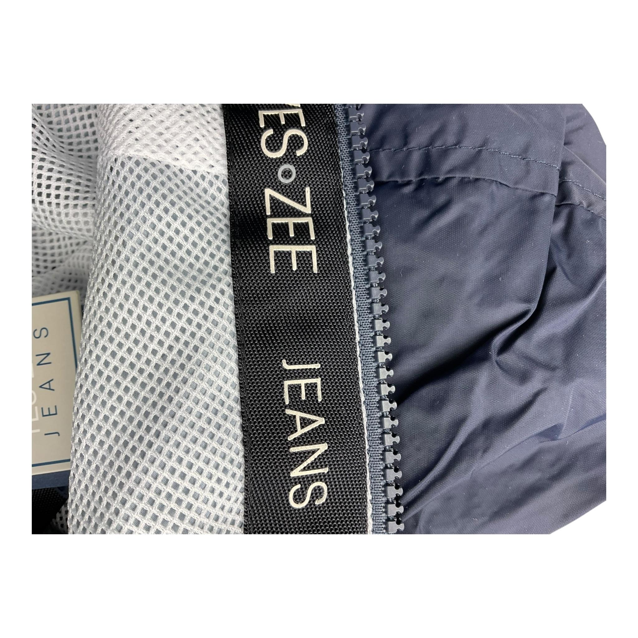 Yes Zee Giubbino Tinta Unita Con Zip E Cappuccio Blu Per Bambino J509 BLU YES ZEE