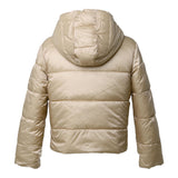 SUNS giubbino tinta unita reversibile in pelliccia Panna per Bambina GBS5355D PANNA SUNS