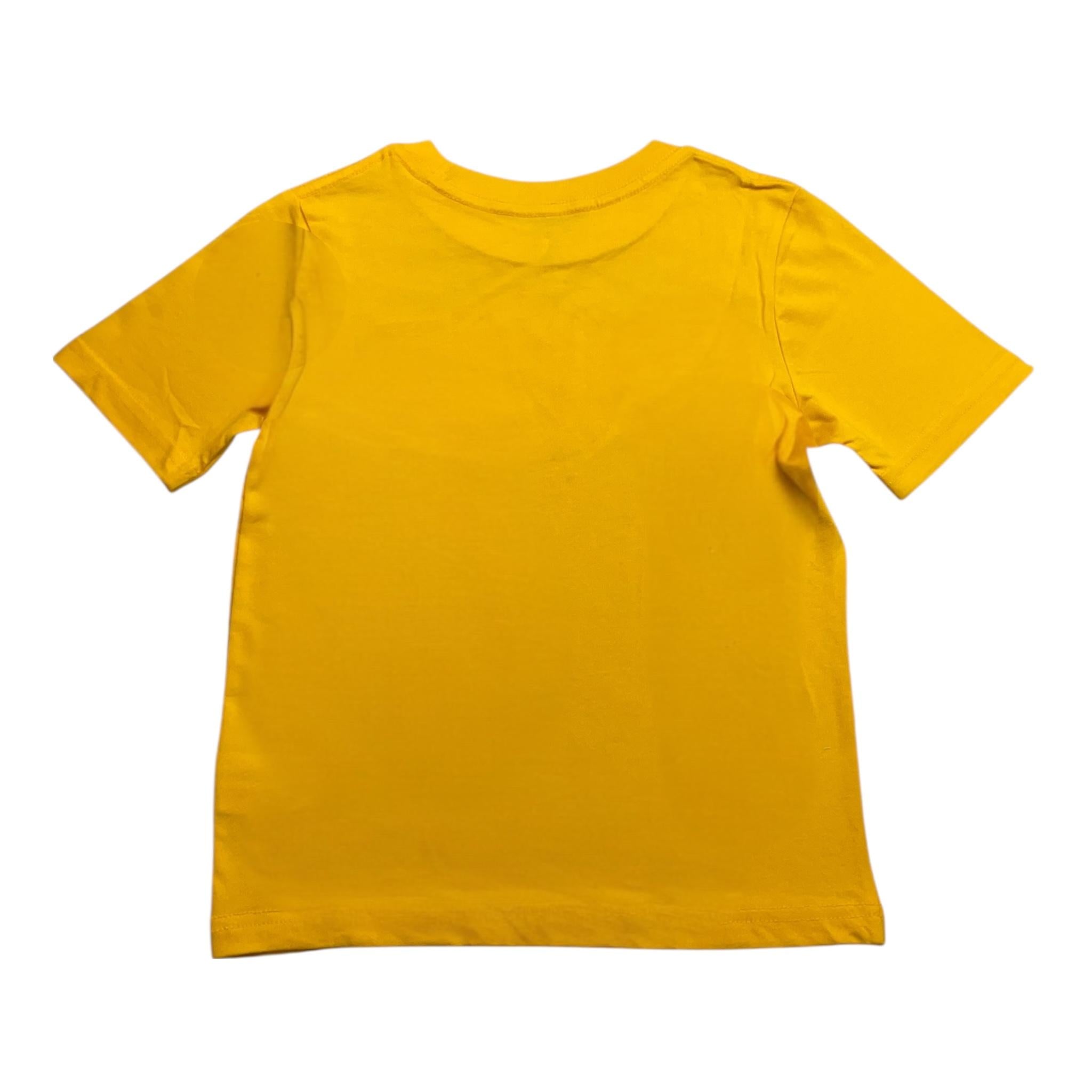 NBA t-shirt girocollo tinta unita con stampa Giallo per Bambino EK2B7MK00B01 GIALLO NBA