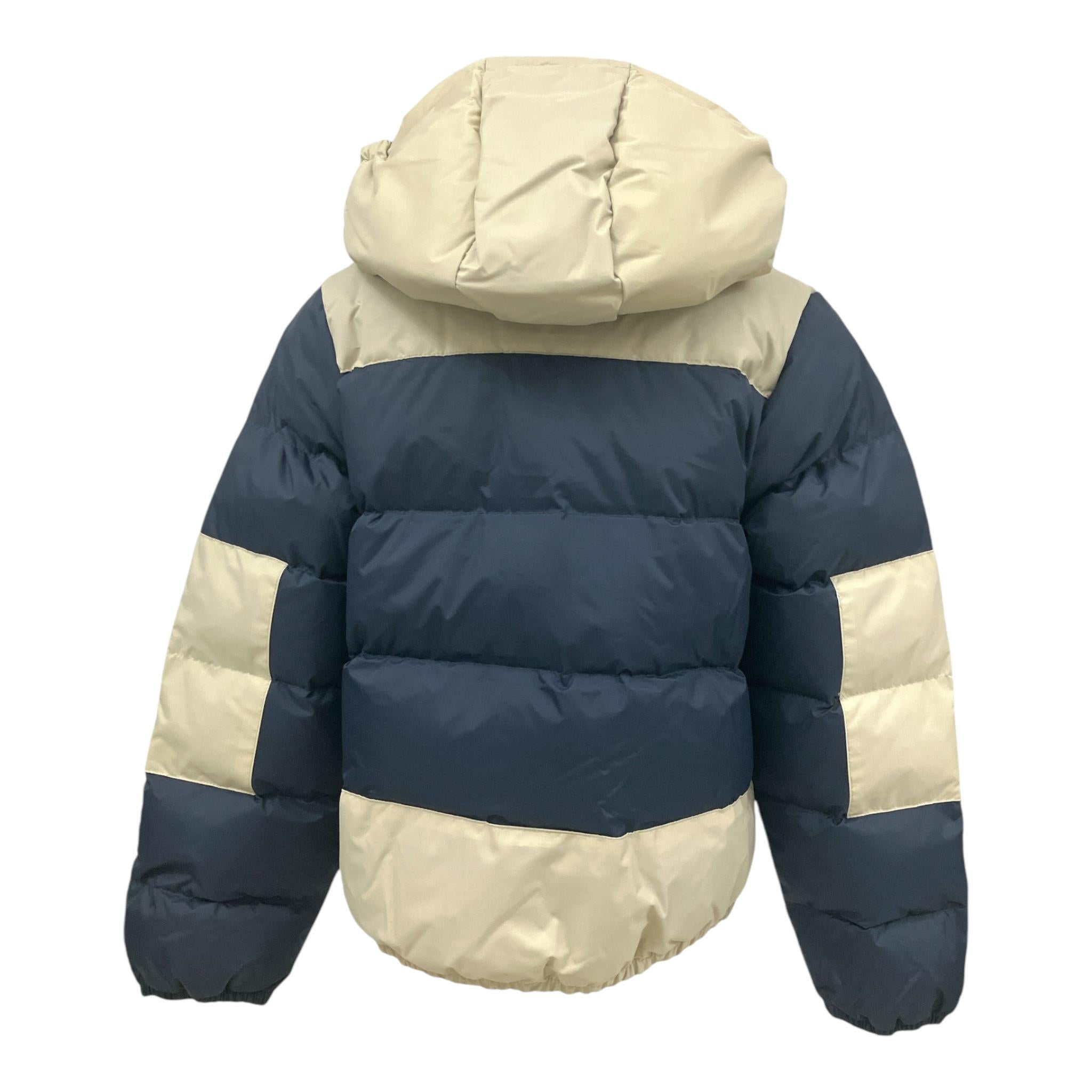 K-WAY giubbino bicolore con cappuccio in contrasto Beige/blu per Bambino K6117YW BEIGE/BLU K-WAY