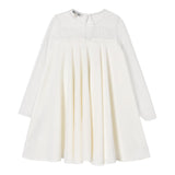 TWINSET abito manica lunga velata tinta unita Bianco per Bambina 242GJ2101 BIANCO TWINSET