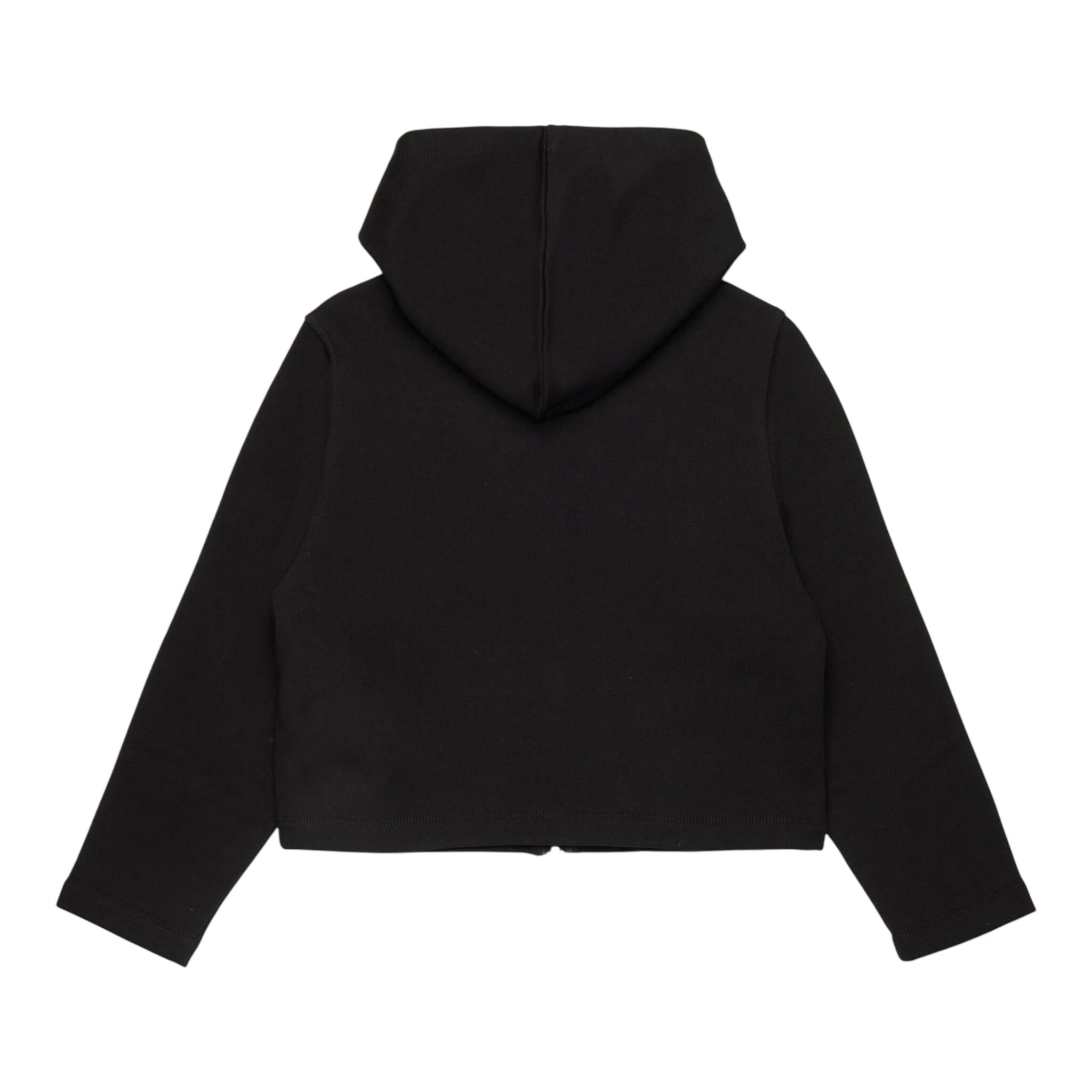 MAX&Co. felpa con zip e cappuccio tinta unita Nero per Bambina MX054 NERO MAX&Co.