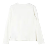LIU JO shirt girocollo tinta unita con stampa Bianco/beige per Bambina GF4210 BIANCO/BEIGE LIU JO